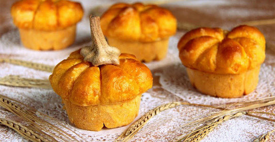 Тыквенные булочки