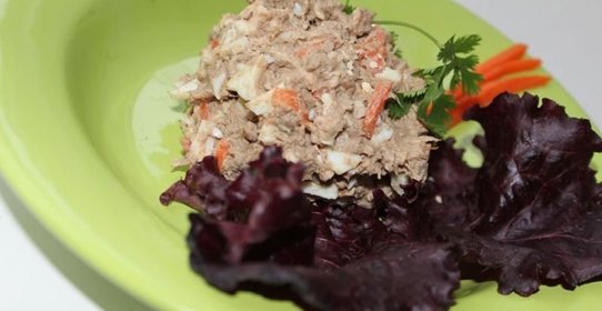 Салат из печени свиной