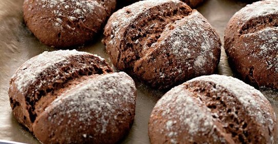 Ржаные булочки с тмином