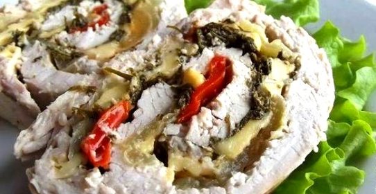 Рулет из индейки