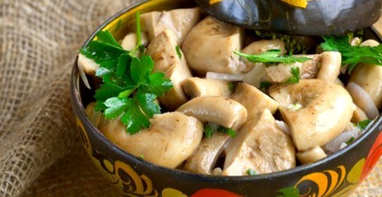 Маринованные грибы портобелло