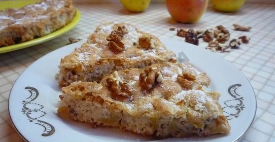 Милопита - яблочный пирог по-гречески