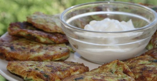 Кабачковые оладьи