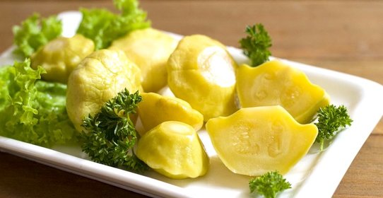 Патиссоны, маринованные без стерилизации