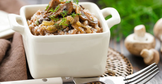 Гречка с грибами