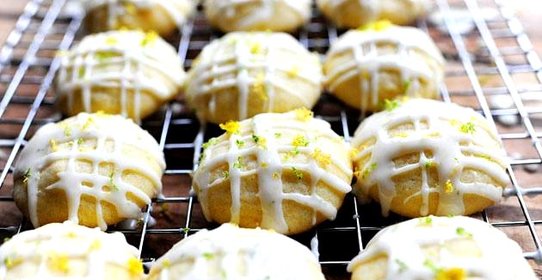 Цитрусовое печенье в глазури