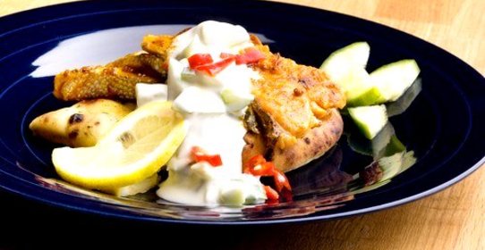 Рыба-меч в специях каджун