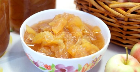 Варенье из яблок дольками