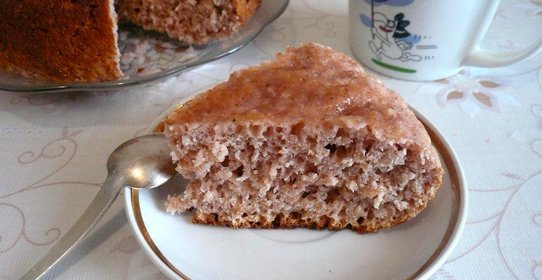 Овсяный пирог на киселе