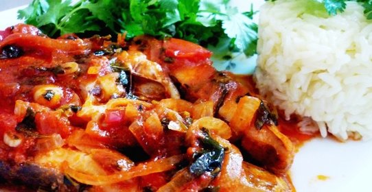 Рыба в грузинском стиле