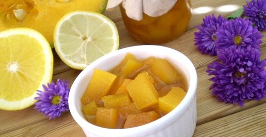 Варенье из тыквы с имбирем и лимоном