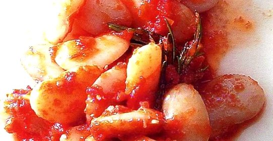 Белая маринованная фасоль