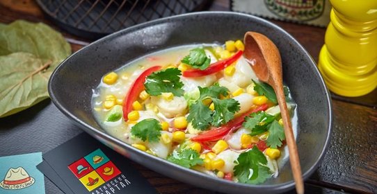 Севиче из чилийского сибаса в ананасовом маринаде