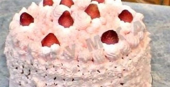 Бисквитный торт мокрое безе