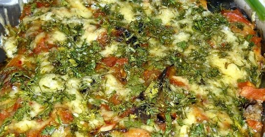 Телятина с баклажанами