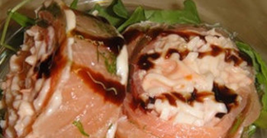Рулет из норвежского лосося