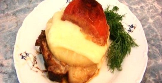 Свиной антрекот по-гавайски