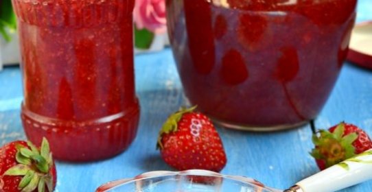 Клубничный джем без варки на зиму