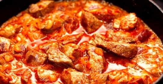 Азу свиное в мультиварке