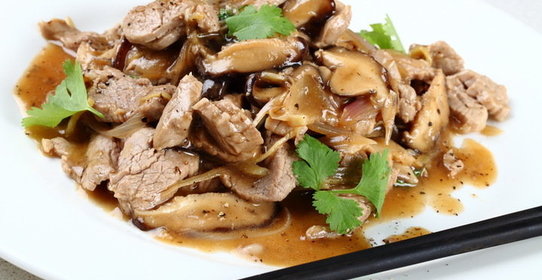 Бабочки из свиной вырезки