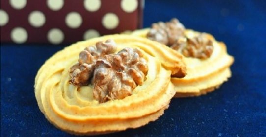 Печенье медовое с грецким орехом