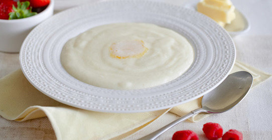 Манная каша на соевом молоке