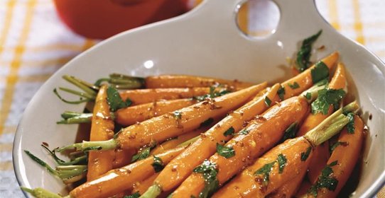 Морковь, запеченная с зирой