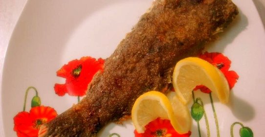 Рыба жареная с дымком