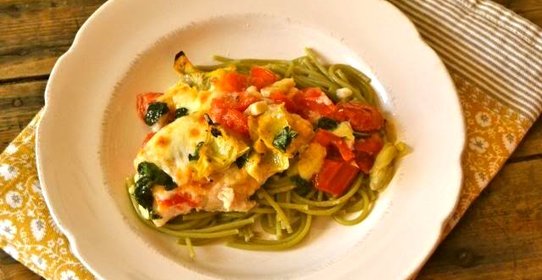 Куриное филе под сыром в духовке