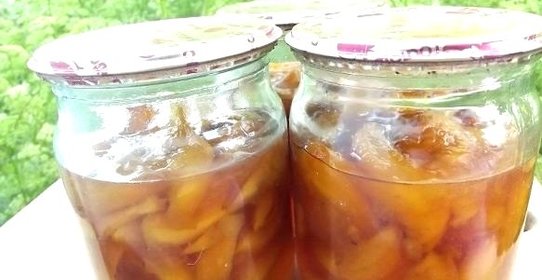 Варенье из персиков по-гречески