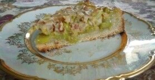 Пирог с ревенем