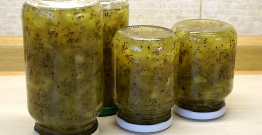 Варенье из киви с желатином