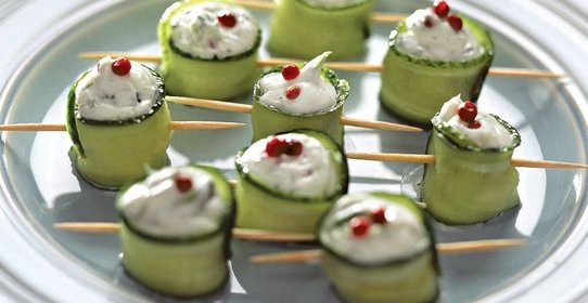 Рулетики из огурцов