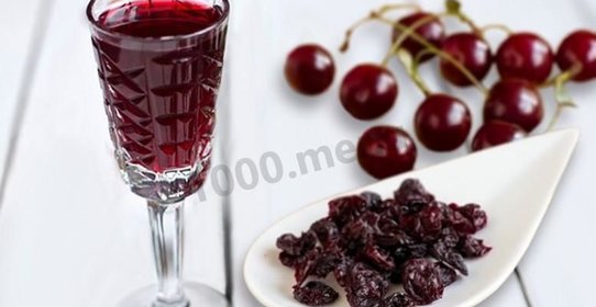 Вино из вяленой вишни