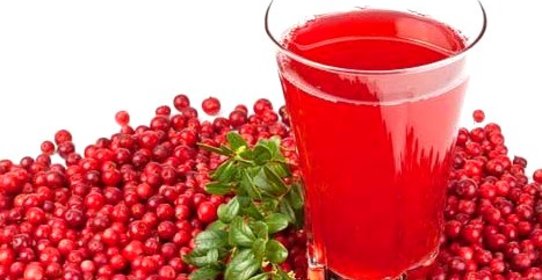 Домашний клюквенный морс
