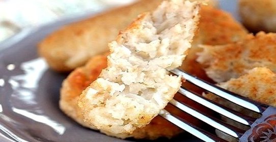 Котлеты капустные с овсяными хлопьями