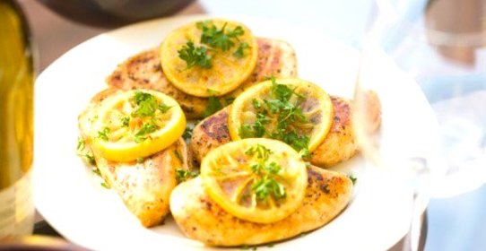 Курица с лимоном и имбирем