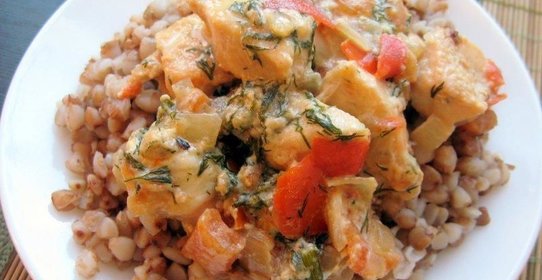 Гречка с курицей