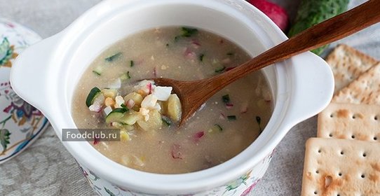 Окрошка с квасом