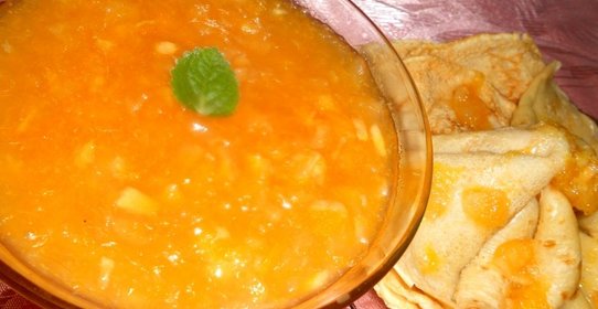 Яблочно-апельсиновый джем