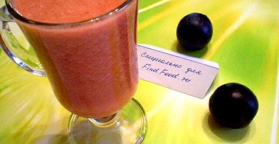 Сливовый сок с мякотью