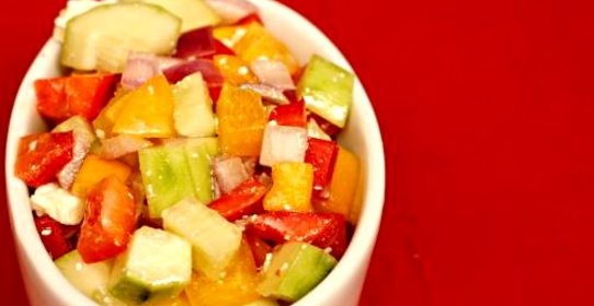 Средиземноморский салат с перцем