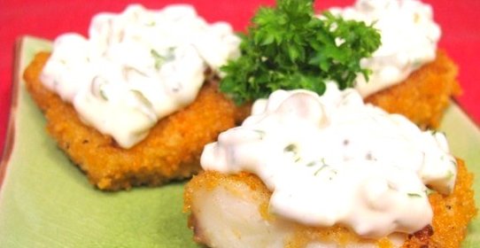 Рыба под соусом тартар