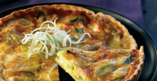 Горячий луковый пирог