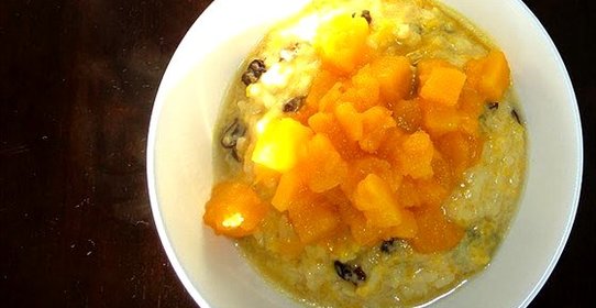 Ароматная тыквенная каша с кокосом