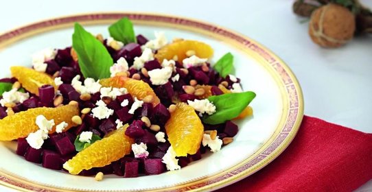 Средиземноморский салат из свеклы