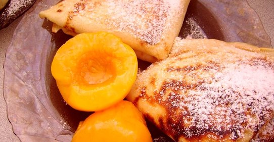 Блины с фруктами