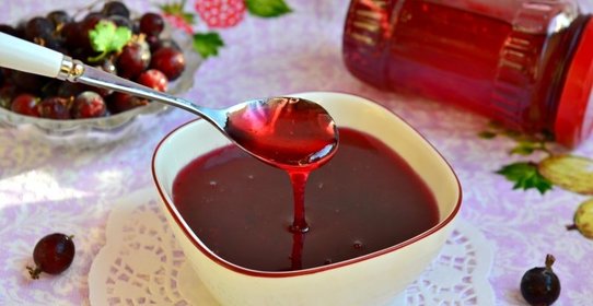 Джем из йошты с мятой на зиму