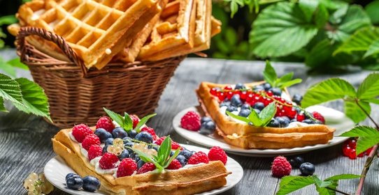 Как приготовить венские вафли за 30 минут