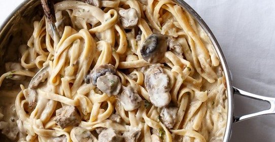 Паста Бефстроганов